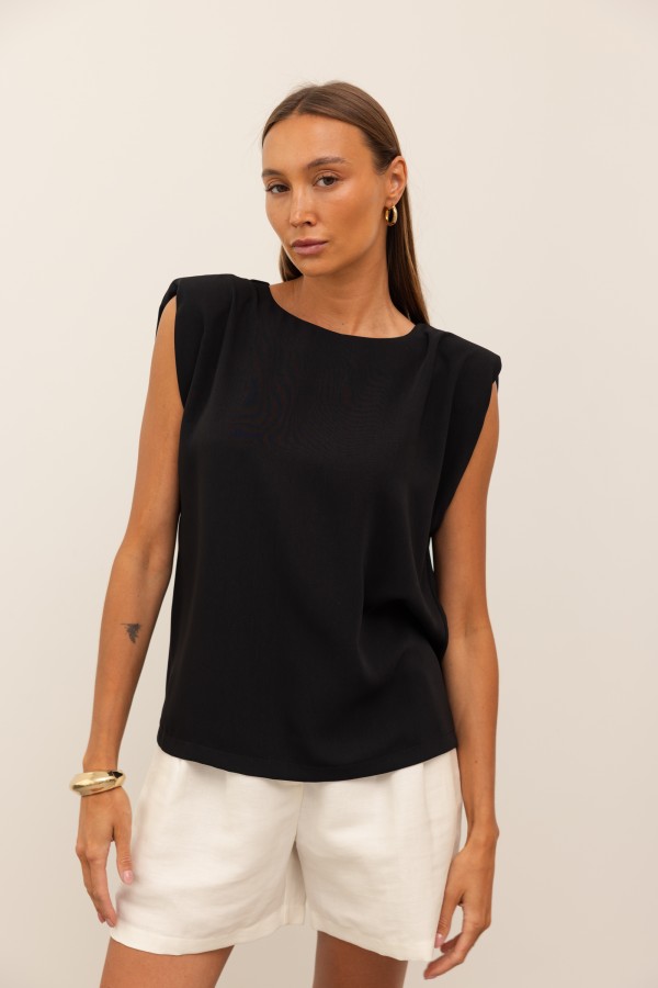 Clio Blouse Black