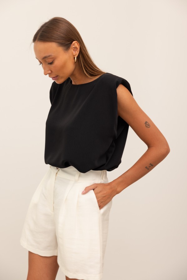 Clio Blouse Black