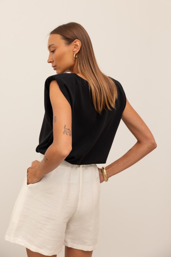 Clio Blouse Black