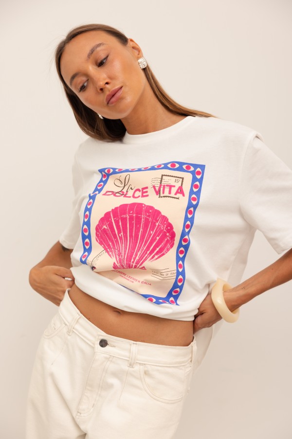 Dolce Vita T-shirt Biały