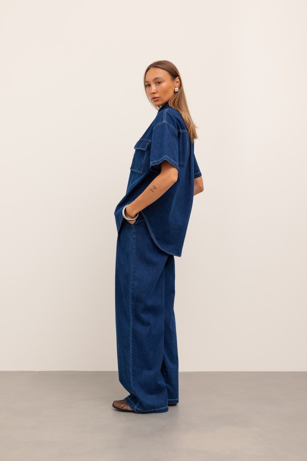 Liam Komplet Jeansowy Dark Blue