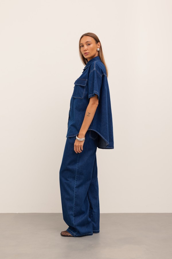 Liam Komplet Jeansowy Dark Blue