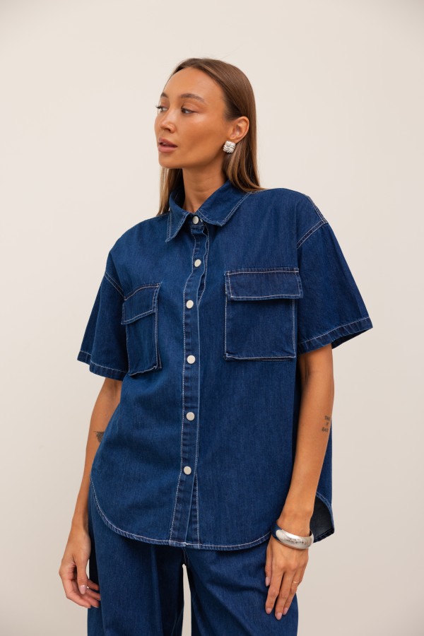 Liam Komplet Jeansowy Dark Blue