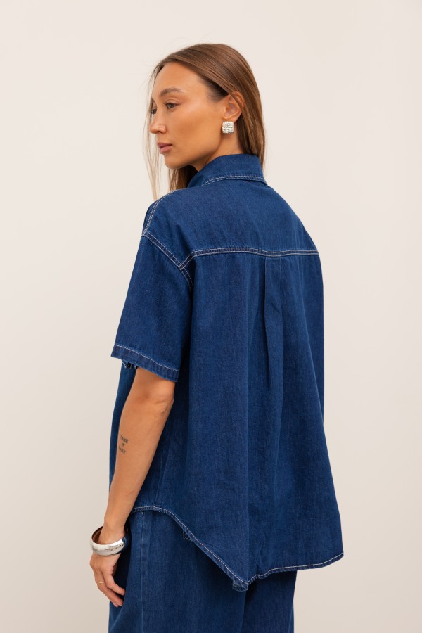 Liam Komplet Jeansowy Dark Blue
