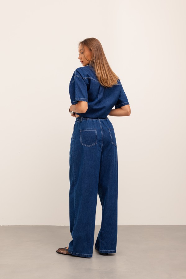 Liam Komplet Jeansowy Dark Blue