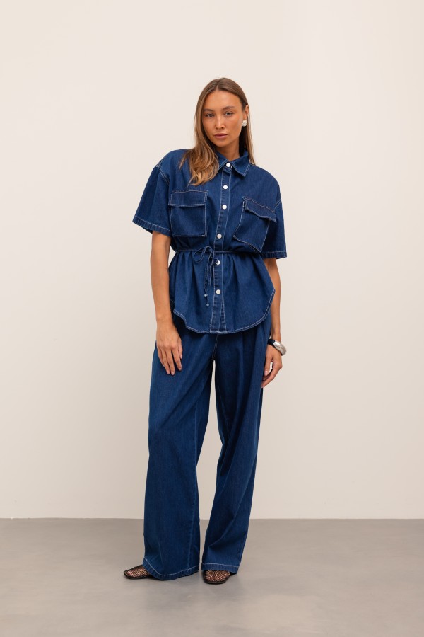 Liam Komplet Jeansowy Dark Blue