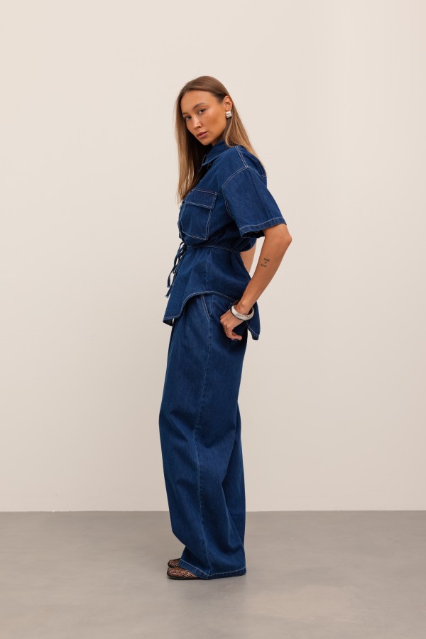 Liam Komplet Jeansowy Dark Blue