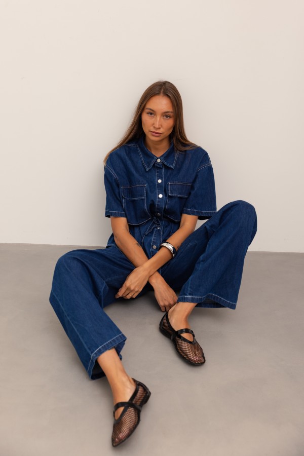 Liam Komplet Jeansowy Dark Blue