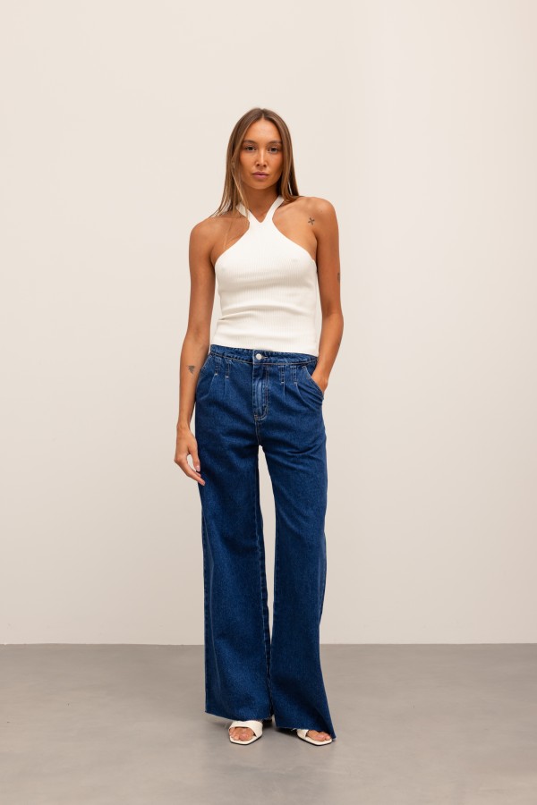 9028 Spodnie Jeansowe Wild Leg