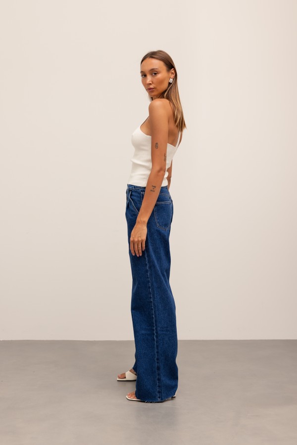 9028 Spodnie Jeansowe Wild Leg