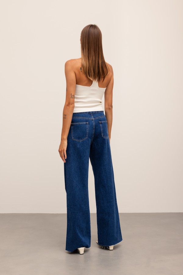 9028 Spodnie Jeansowe Wild Leg