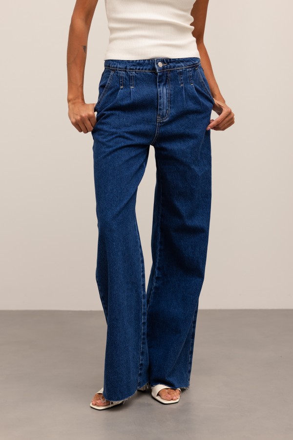 9028 Spodnie Jeansowe Wild Leg