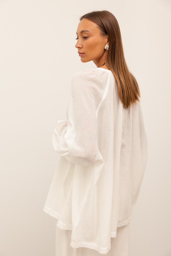 Flavia Bluzka Oversize Ecru