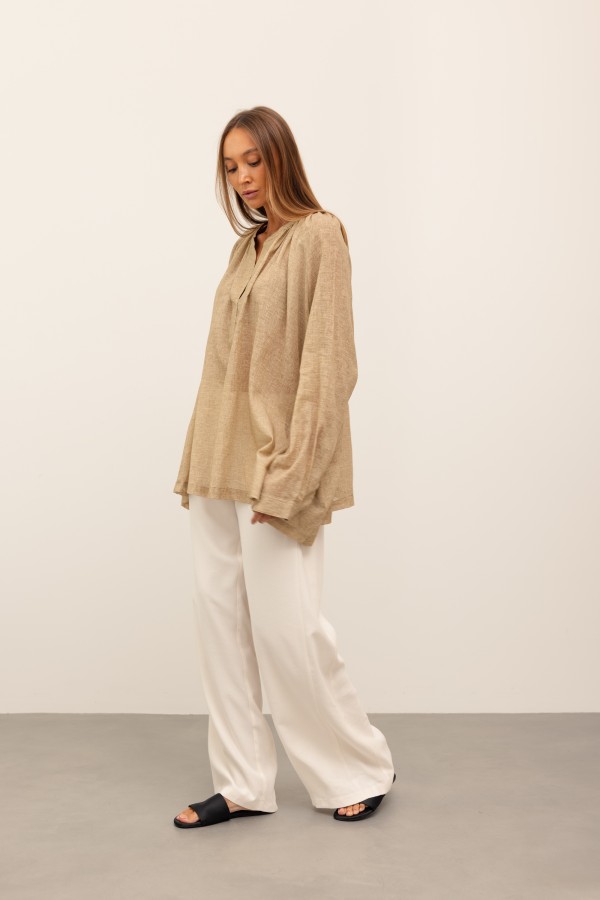 Flavia Bluzka Oversize Beż