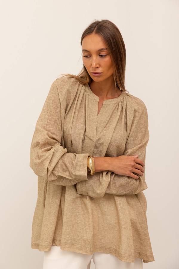 Flavia Bluzka Oversize Beż