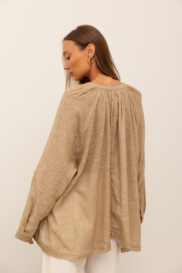 Flavia Bluzka Oversize Beż