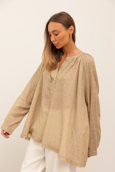 Flavia Bluzka Oversize Beż