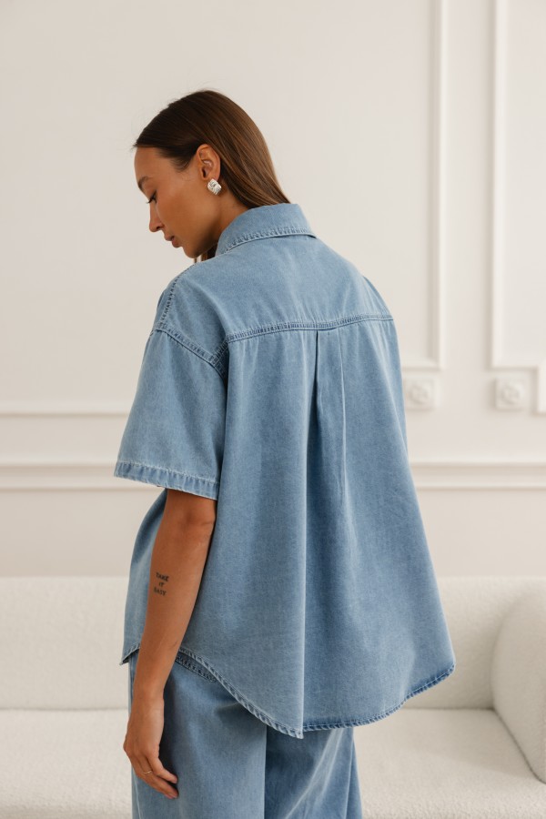 Liam Komplet Jeansowy Light Blue