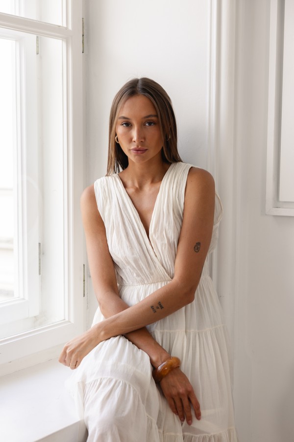 Carmen Sukienka Ecru