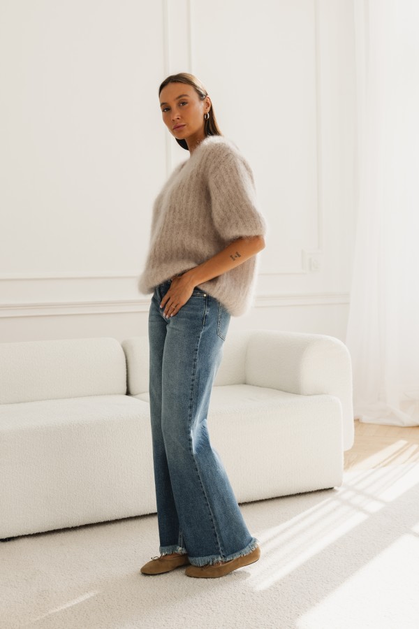 W3659 Spodnie Jeansowe Flare