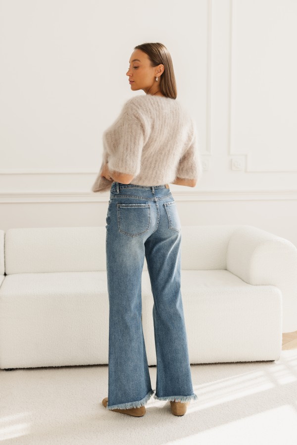 W3659 Spodnie Jeansowe Flare