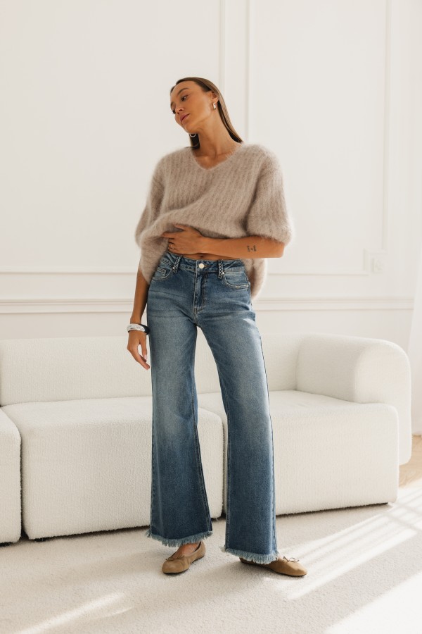 W3659 Spodnie Jeansowe Flare