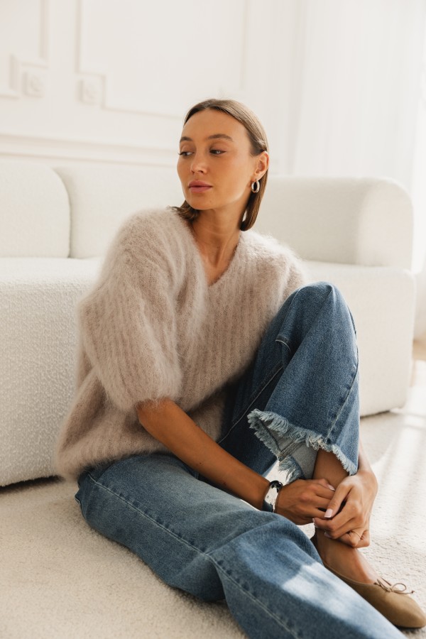 W3659 Spodnie Jeansowe Flare