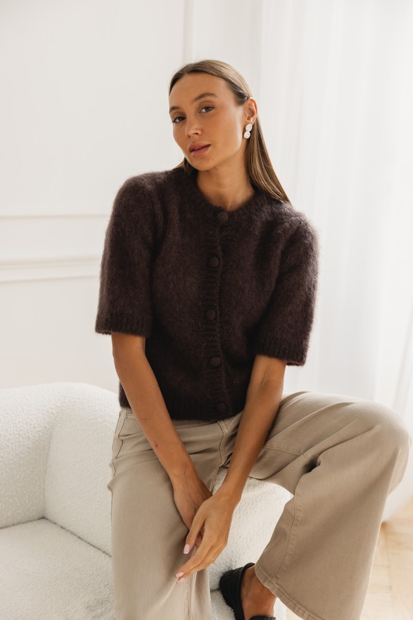 Mike Mohair Sweater Brown
