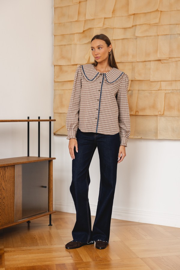 W3636 Spodnie Jeansowe Wide Leg