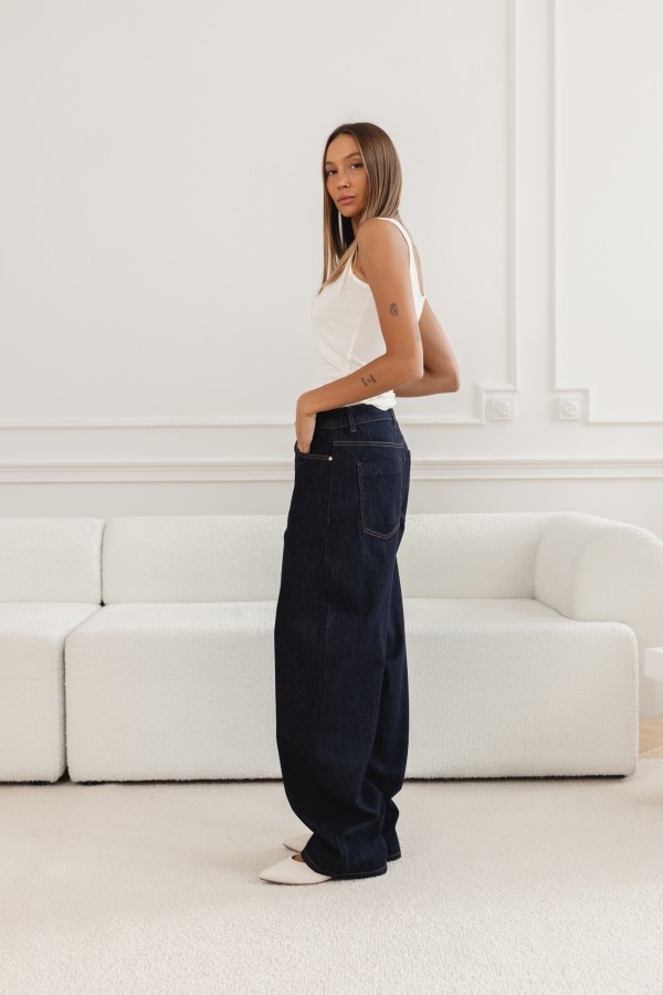 W3828 Spodnie Jeansowe Ballon