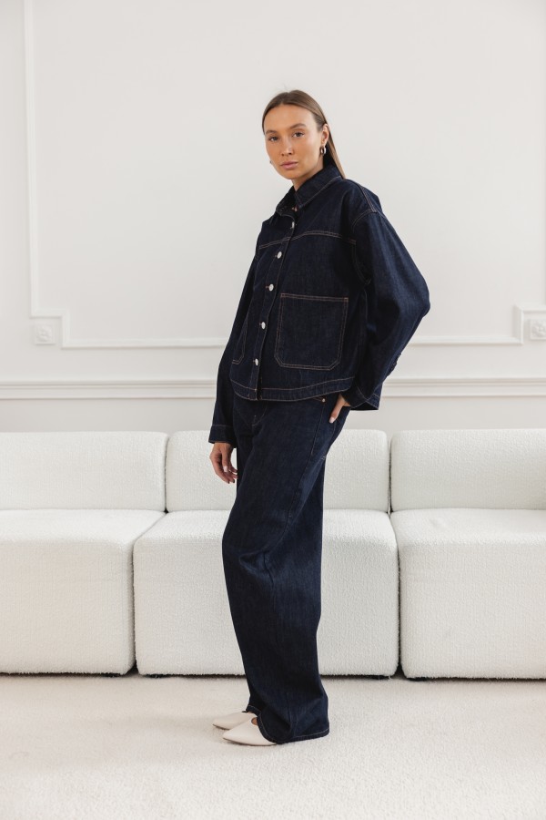 W3828 Spodnie Jeansowe Ballon