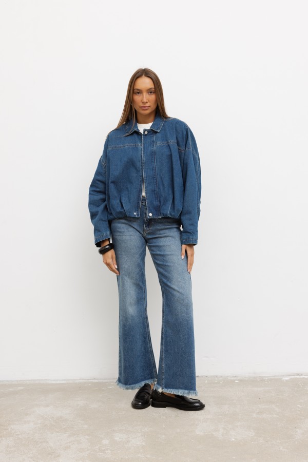J0843 Kurtka Jeansowa Blue