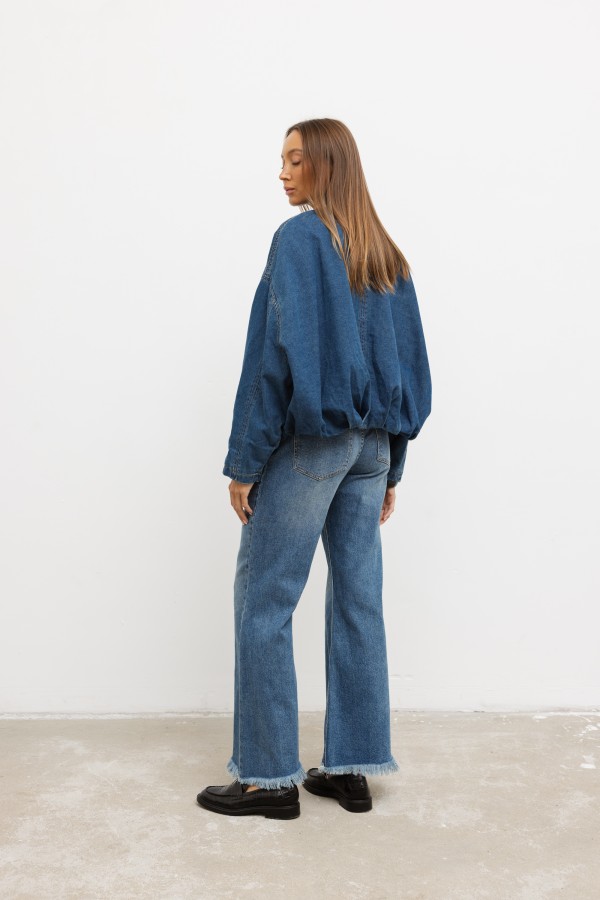 J0843 Kurtka Jeansowa Blue