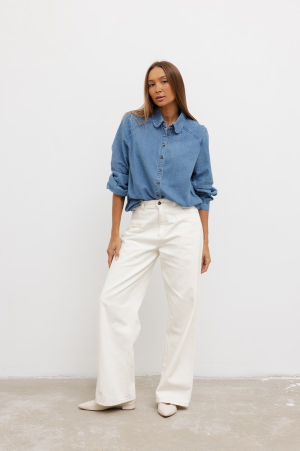 Caroline Koszula Jeansowa Blue