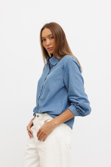 Caroline Koszula Jeansowa Blue