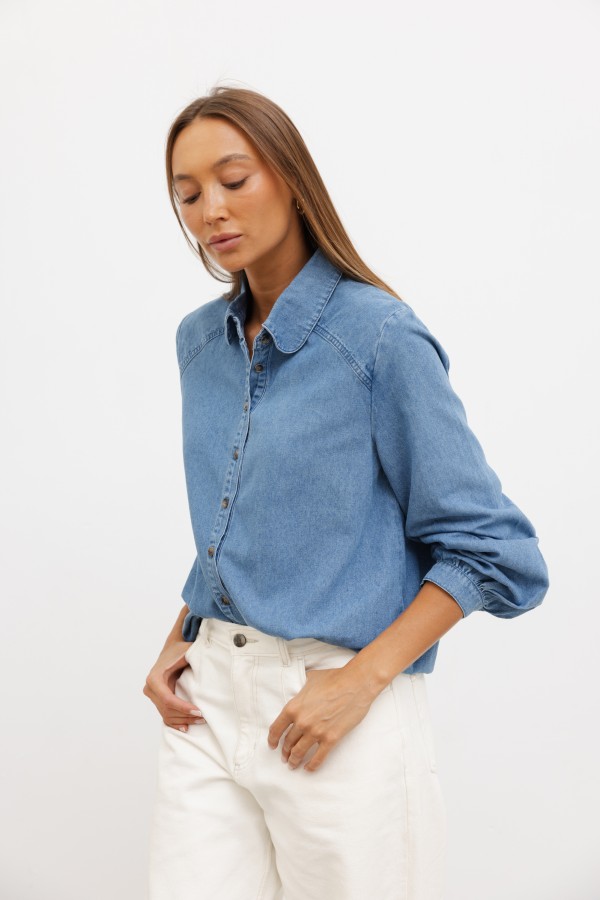 Caroline Koszula Jeansowa Blue