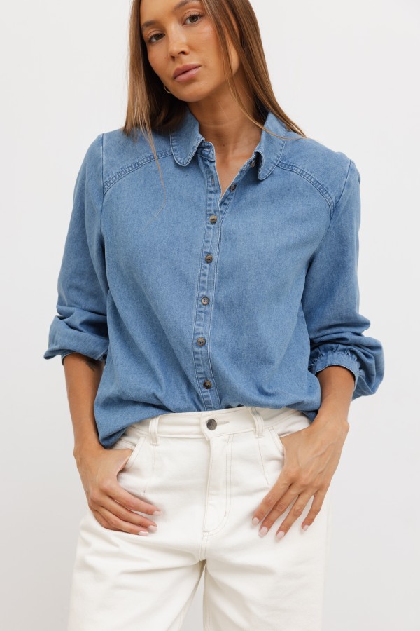 Caroline Koszula Jeansowa Blue