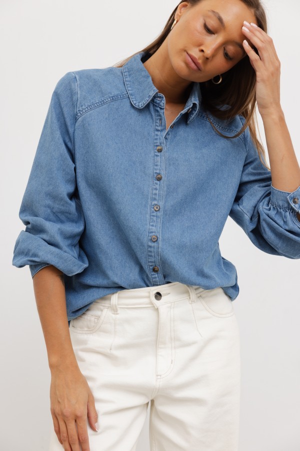 Caroline Koszula Jeansowa Blue