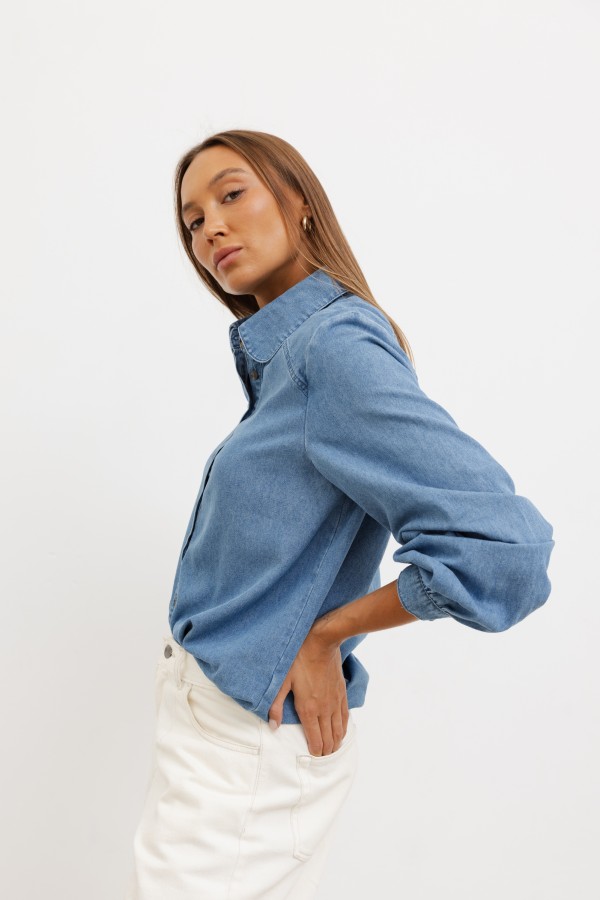 Caroline Koszula Jeansowa Blue
