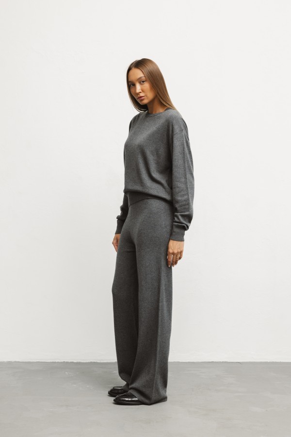 Eris Sweter Dzianinowy Gray