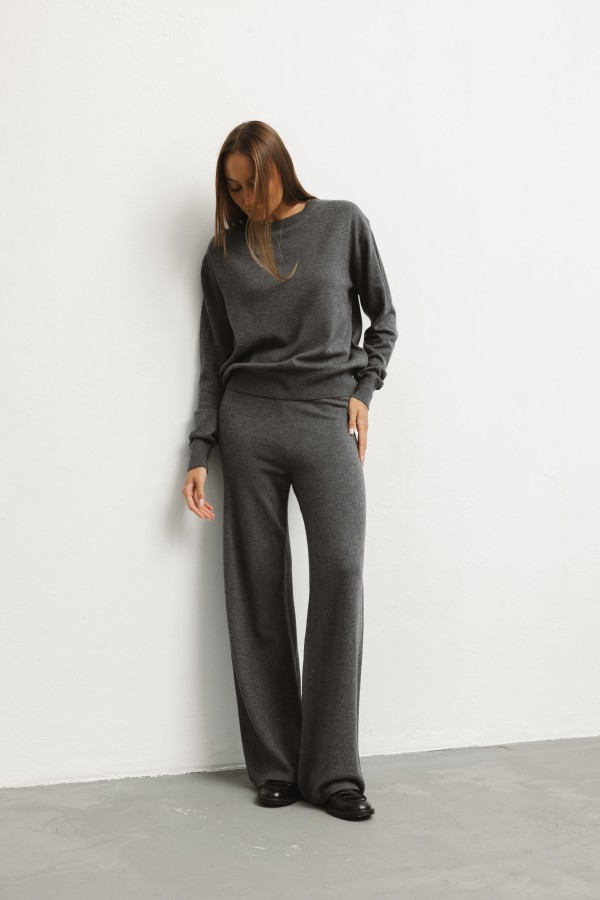 Eris Sweter Dzianinowy Gray