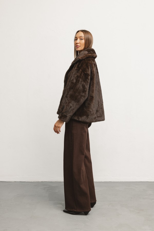 8776 Jacket Fur Brown