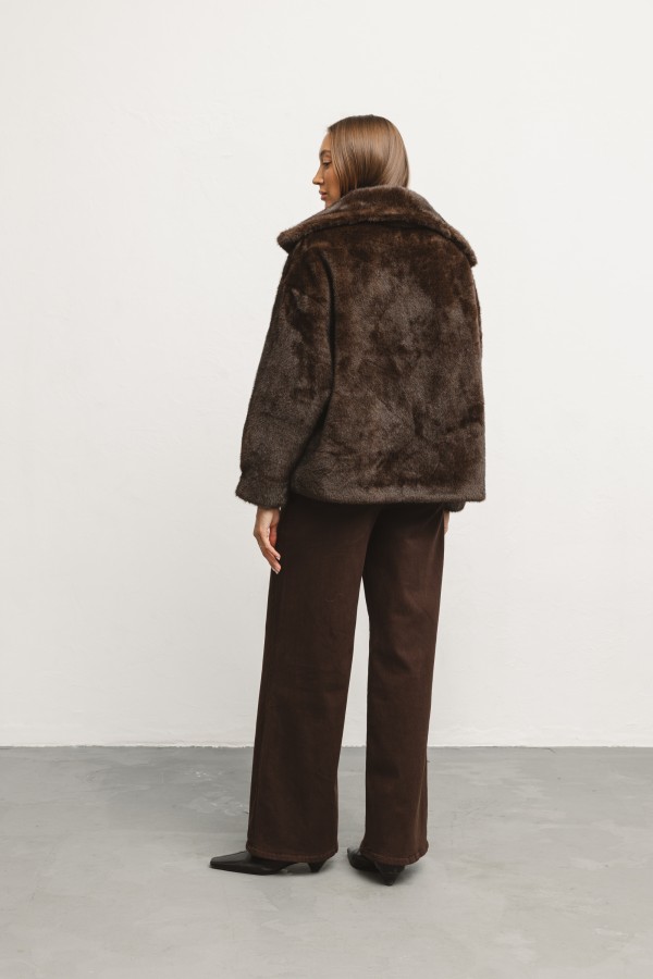 8776 Jacket Fur Brown
