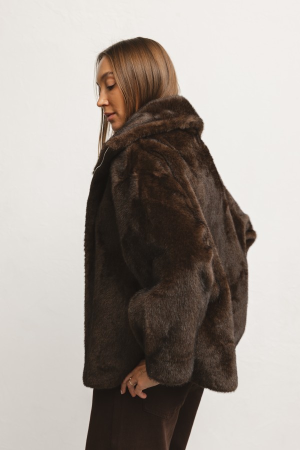 8776 Jacket Fur Brown