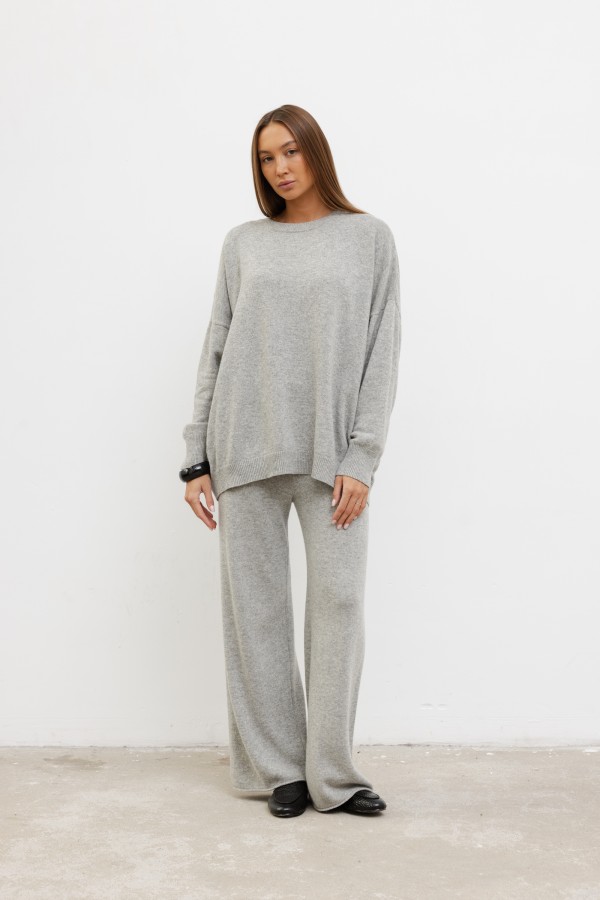 Elliot Sweter Oversize Gray