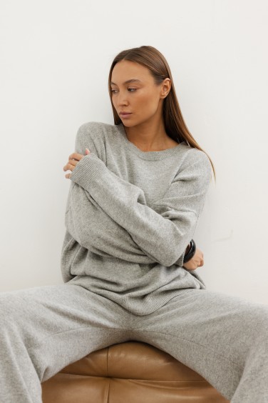 Elliot Sweter Oversize Gray