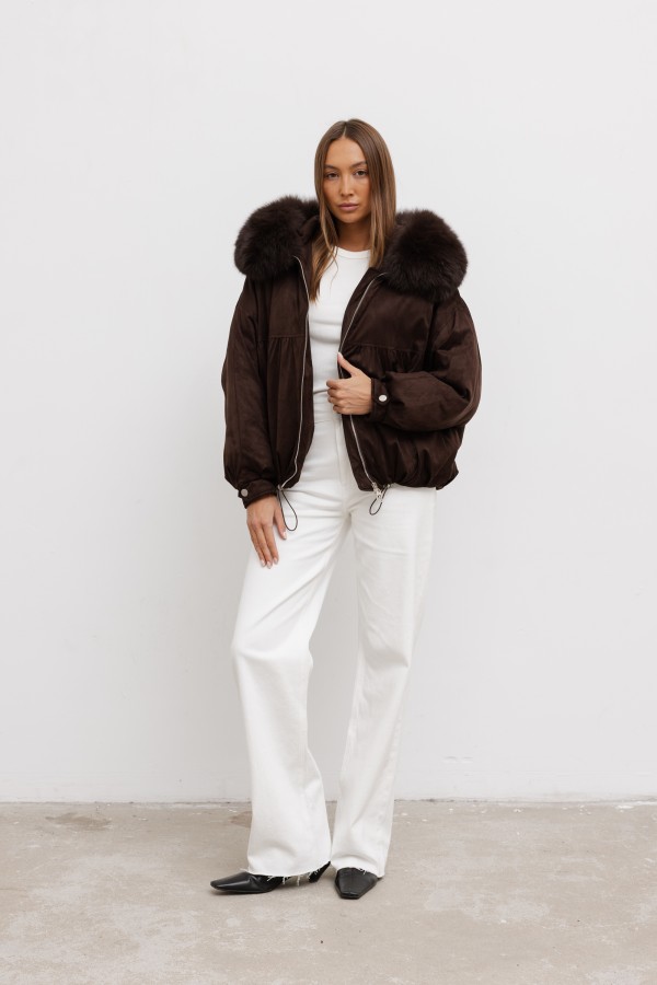 6820 Puffer Jacket Brown