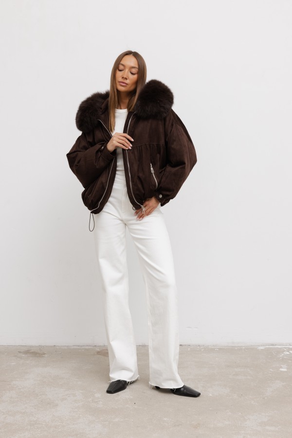 6820 Puffer Jacket Brown