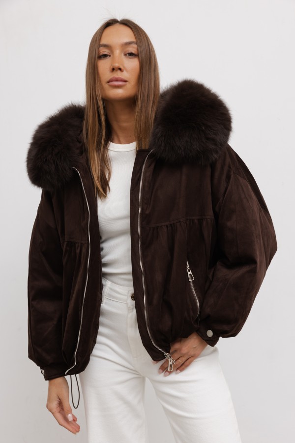 6820 Puffer Jacket Brown