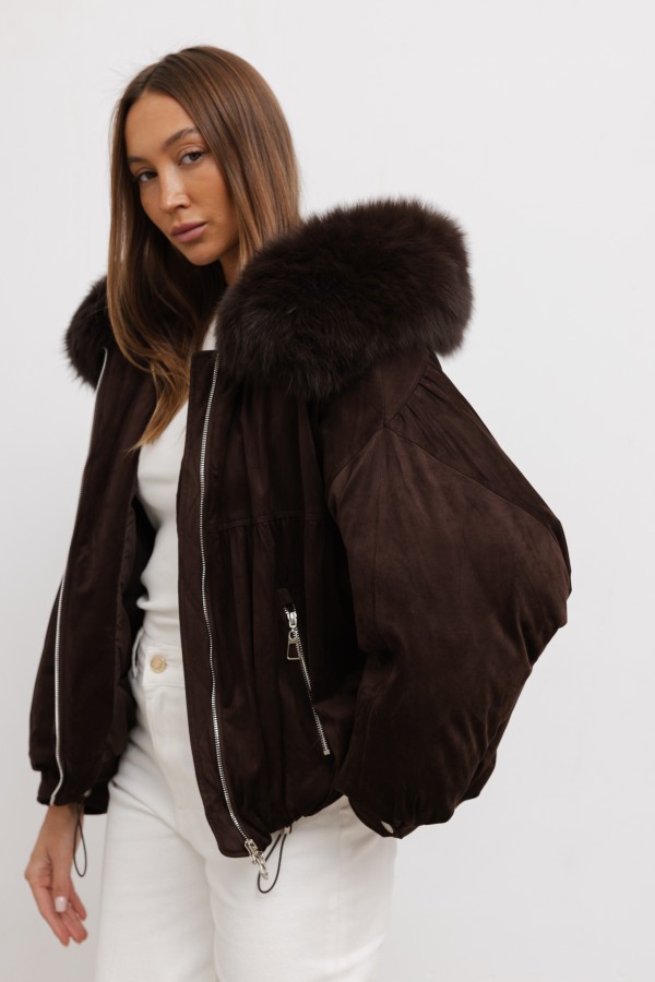 6820 Puffer Jacket Brown